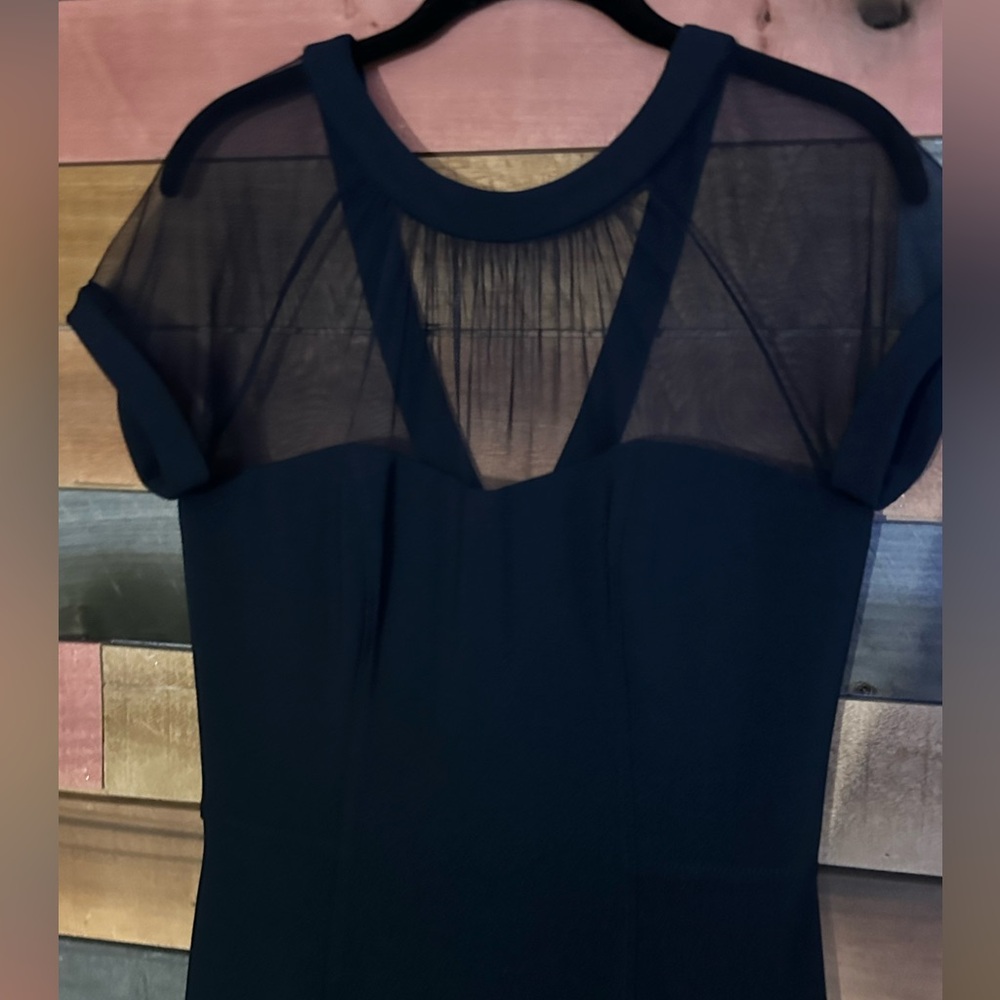 Elegant Navy Blue Dress - Picture 3 of 8